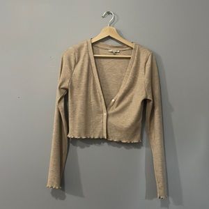 Beige light weight sweater